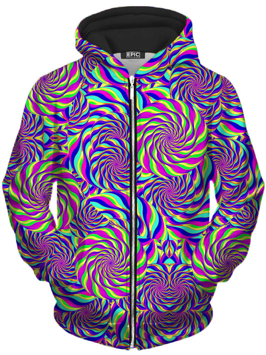 Spinzone Unisex Zip-Up Hoodie Art Designs Works Epic Hoodie