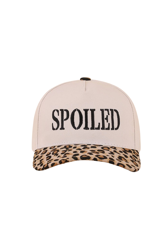 "Spoiled" Ball Cap-Leopard-Cute-Trendy-Shop-Womens-Boutique-Clothing-Store