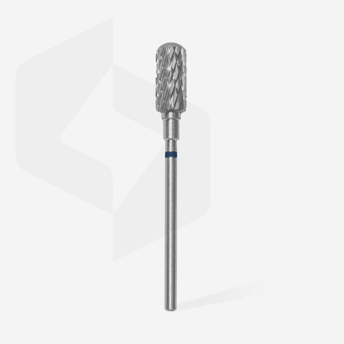 Staleks Carbide nail drill bit "safe rounded cylinder" blue, 6 mm Drill Bit Staleks