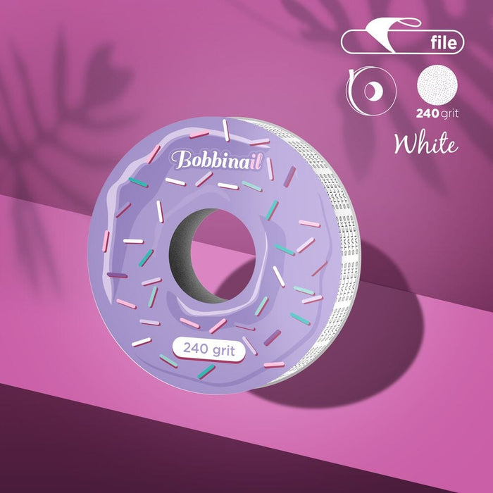 Staleks Disposable Adhesive white abrasive tape EXPERT 240 grit for the plastic case Nail file Staleks