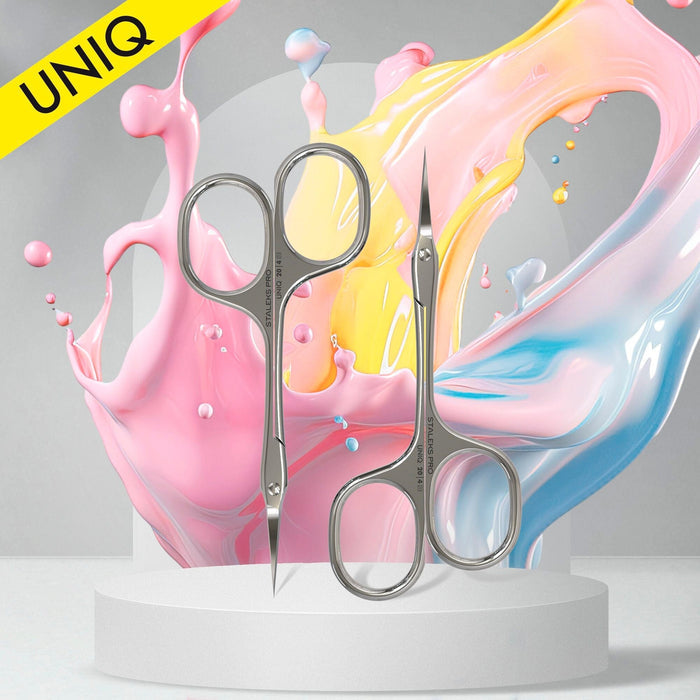 Staleks Professional cuticle scissors “Asymmetric” UNIQ 20 TYPE 4 Scissors Staleks