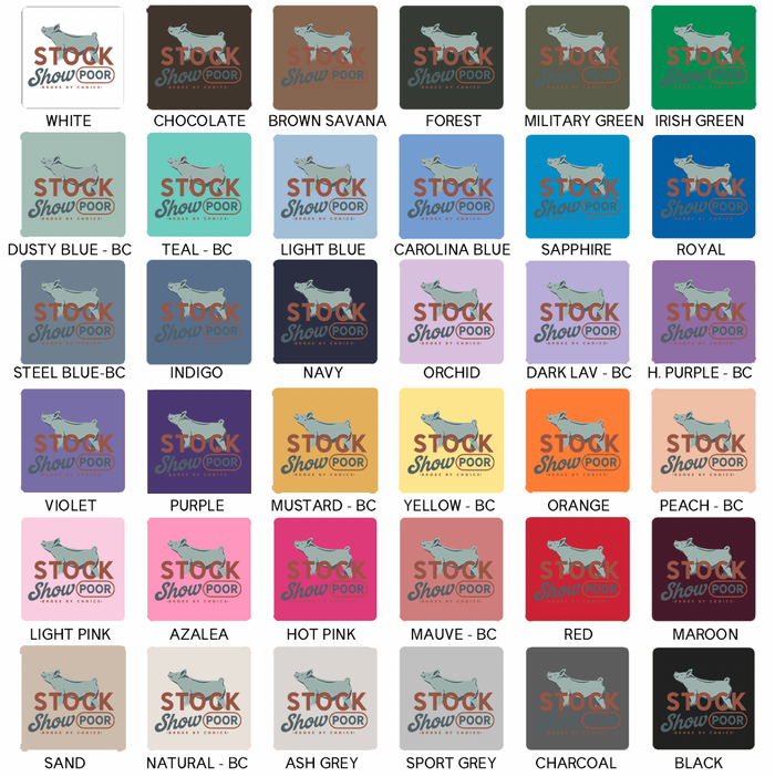 Stock Show Broke- CHOOSE YOUR ANIMAL– Hoodie