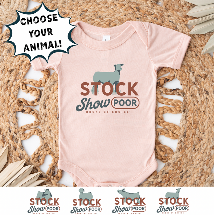 Stock Show Broke- CHOOSE YOUR ANIMAL– Infant/Toddler/Youth
