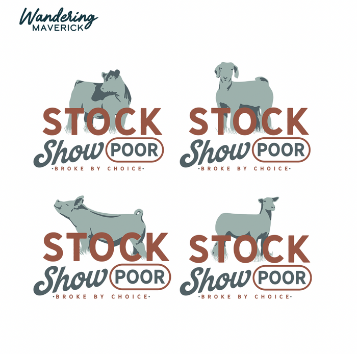 Stock Show Broke- CHOOSE YOUR ANIMAL– Infant/Toddler/Youth