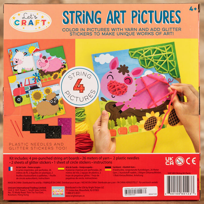 String Art Pictures - Busy Farm