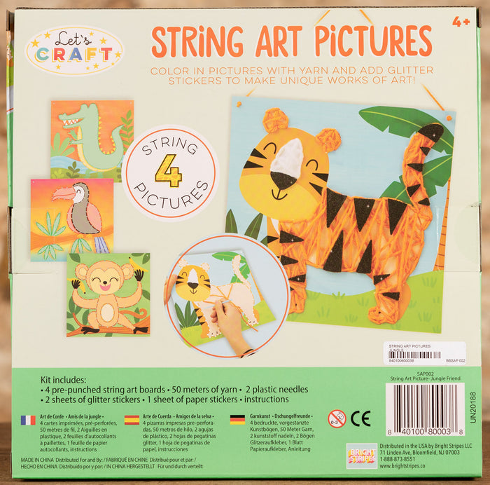 String Art Pictures - Jungle Friends