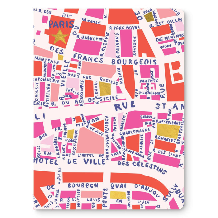 Studio Oh! - Rues de Paris Medium Coptic-Bound Journal