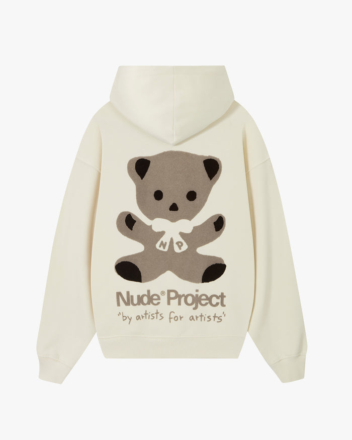 Sudadera Bear Blanco Crema