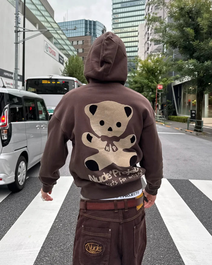 Sudadera Bear Marrón
