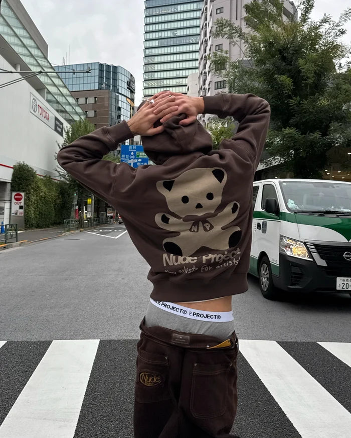 Sudadera Bear Marrón