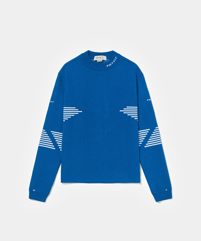 Suéter Fitted  - Azul
