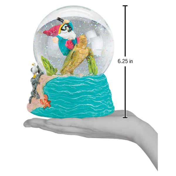 Summer Coastal Gnome Snow Globe