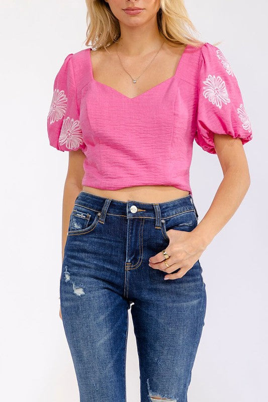 Sunkissed Romance Crop Top-Cute-Trendy-Shop-Womens-Boutique-Clothing-Store