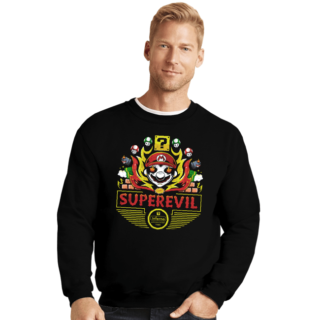Crewneck Sweater, Unisex / Small / Black