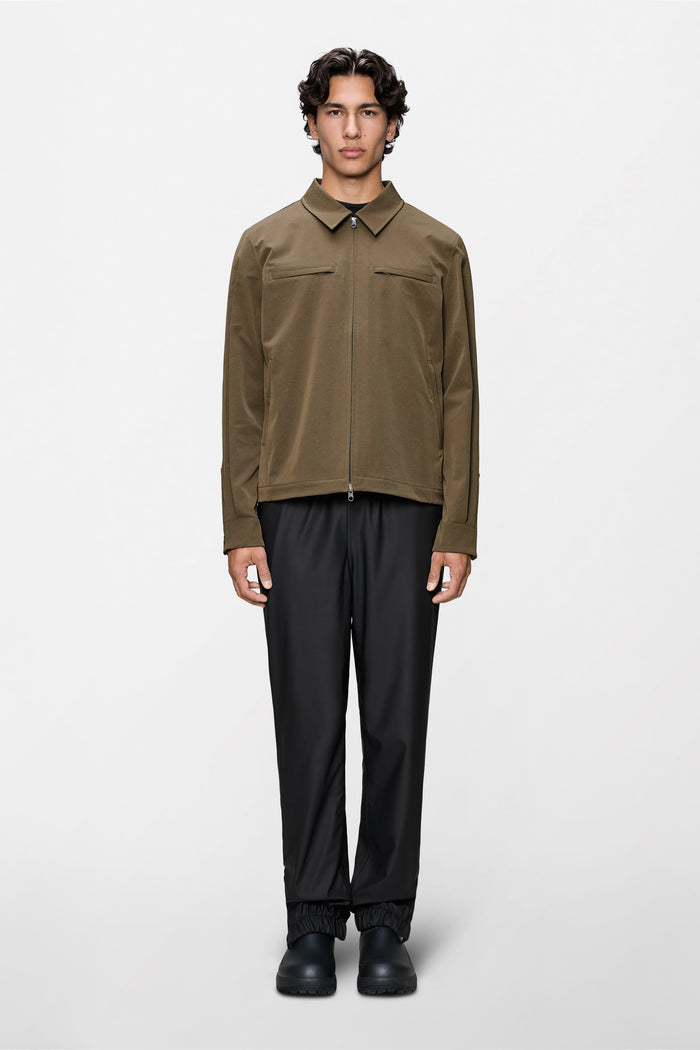 RAINS Tech Woven Overshirt Splinter Long Sleeve