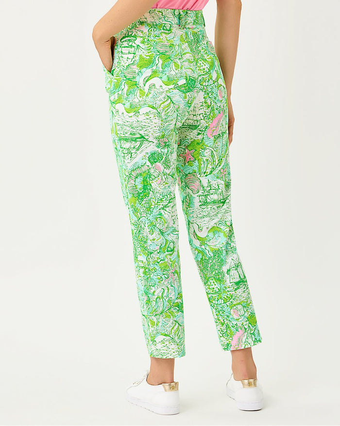 Lilly Pulitzer - Teegan Pant Upf 50 Plus - Resort White Ship To Shore