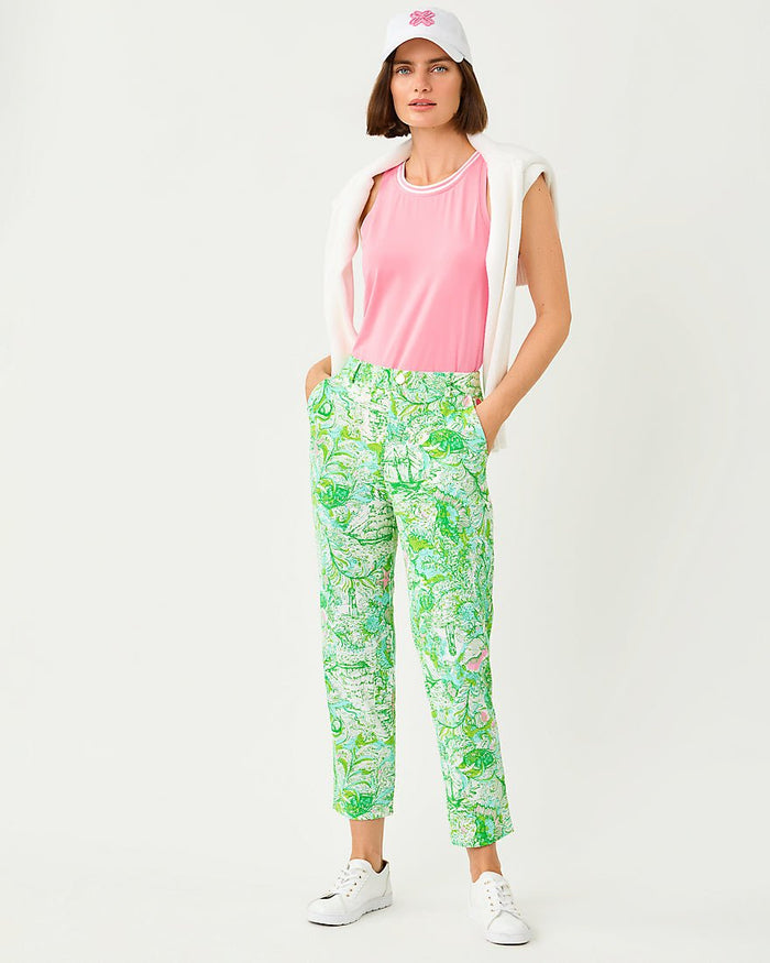 Lilly Pulitzer - Teegan Pant Upf 50 Plus - Resort White Ship To Shore