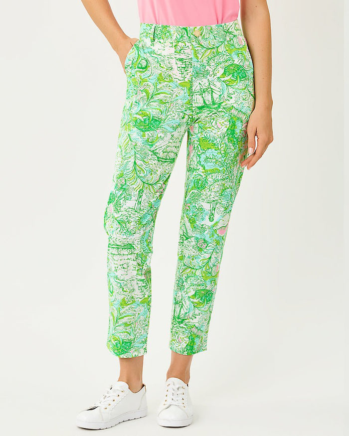 Lilly Pulitzer - Teegan Pant Upf 50 Plus - Resort White Ship To Shore