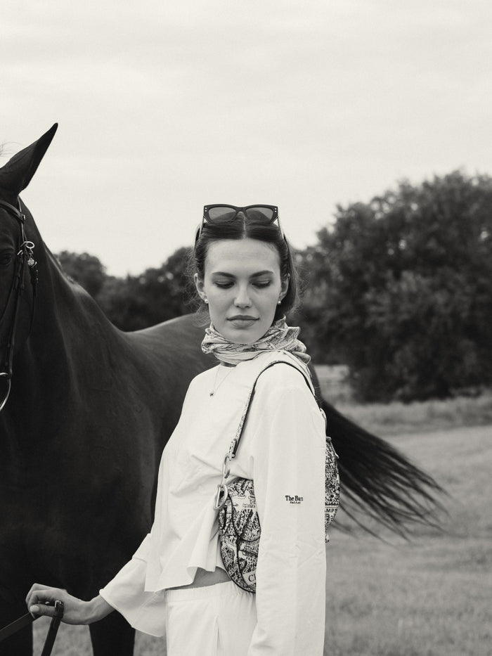 The Barn Dallas Ringside Flare Crewneck - Equiluxe Tack