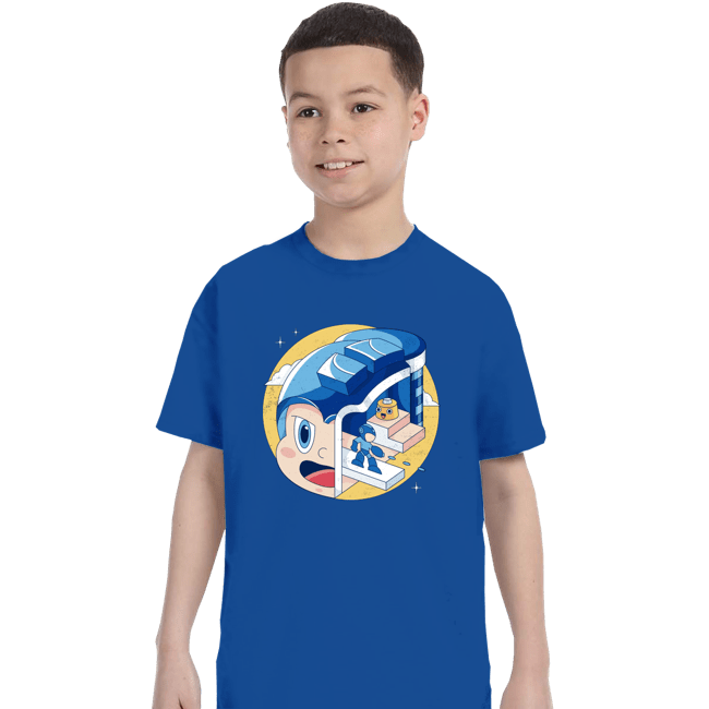 Shirts T-Shirts, Youth / XS / Royal Blue The Blue Bomber Head