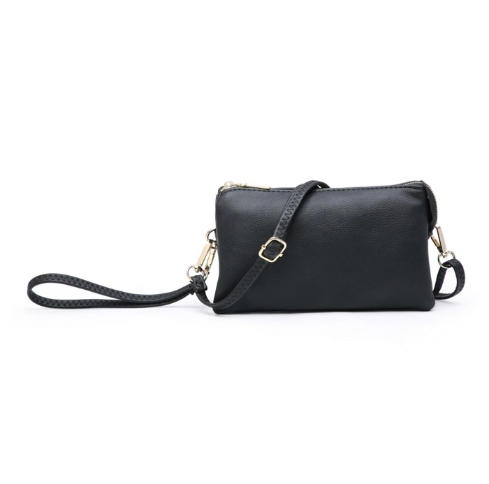 The Riley Crossbody - Nubuck Black