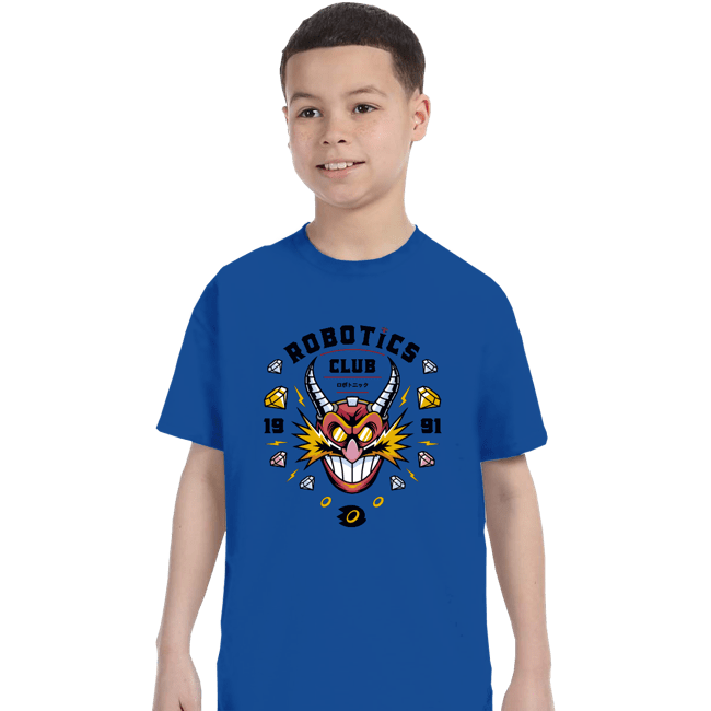 Shirts T-Shirts, Youth / XS / Royal Blue The Robotics Club