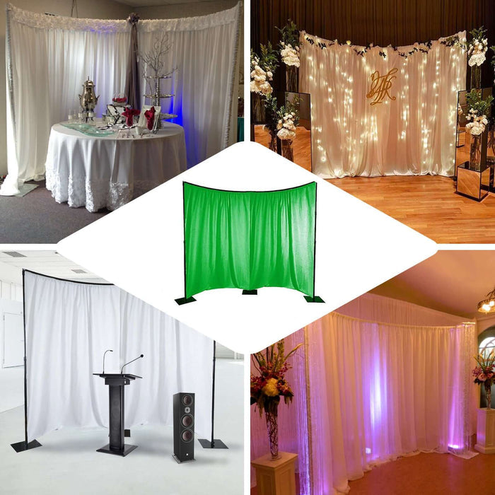 Various fabric backdrops for events and presentations.
