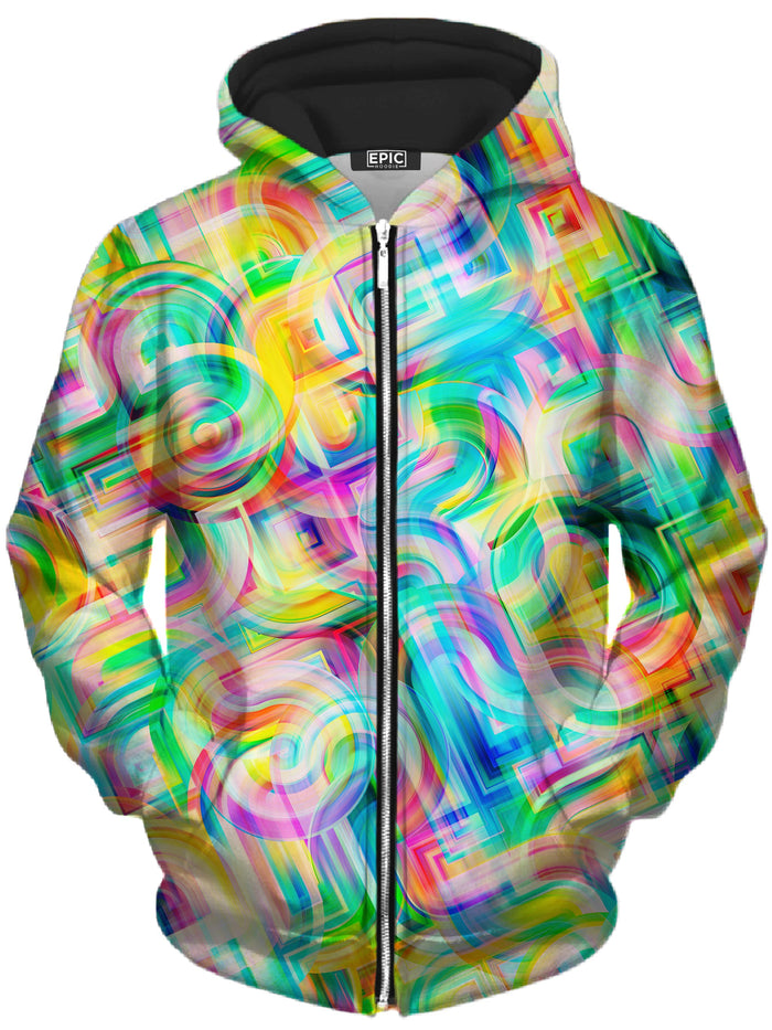 Tropical Nectar Unisex Zip-Up Hoodie Art Designs Works Epic Hoodie