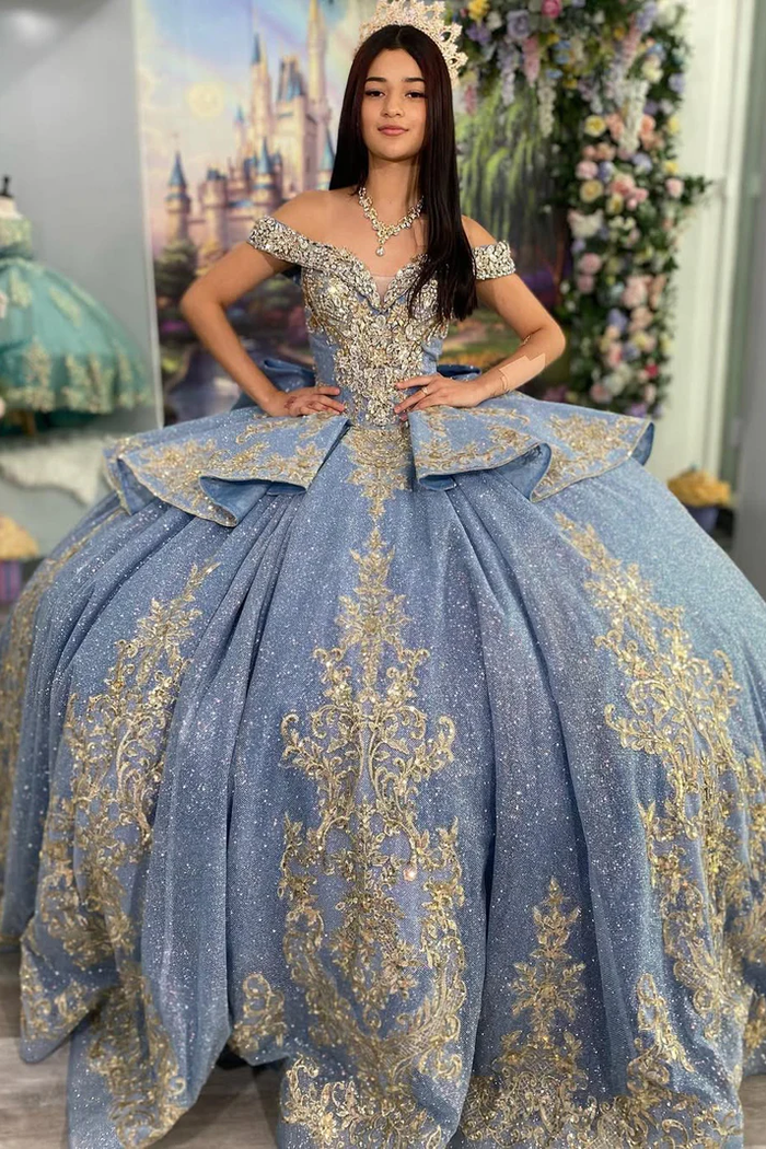 Tulle Lace Quinceanera Dresses Princess Ball Gown Sweet 16 Party Dresses