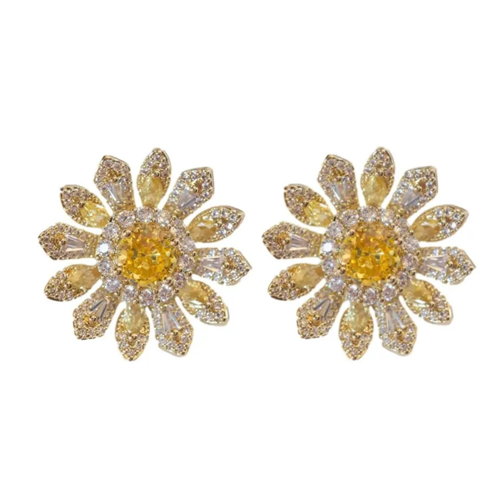 Tuscan Sun Canary Pavé Bloom - Becket Hitch