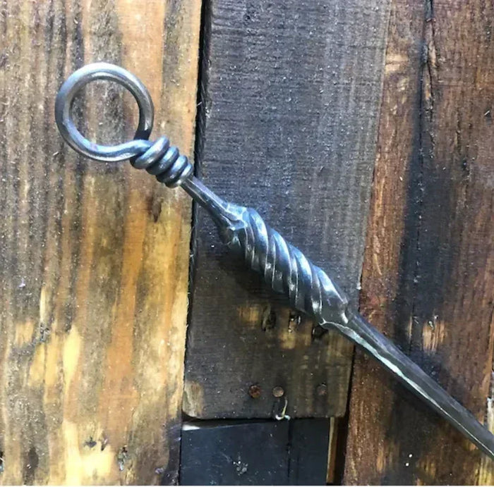Twisted Iron Fireplace Ash Brush - Old West Iron