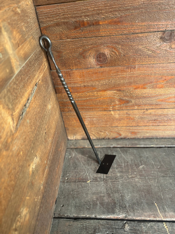 Twisted Iron Fireplace Ash Rake - Old West Iron