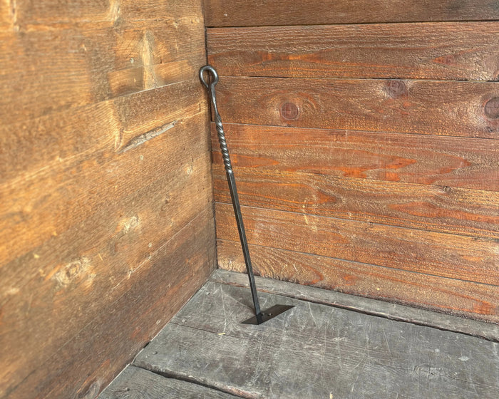 Twisted Iron Fireplace Ash Rake - Old West Iron