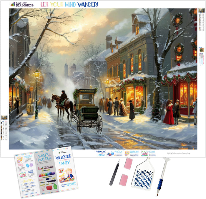 Victorian Winter Street Scene