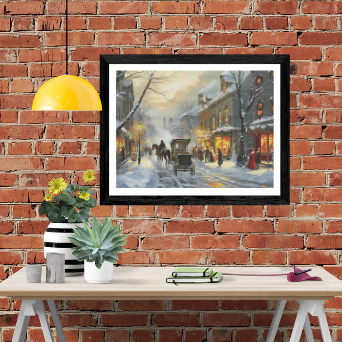 Victorian Winter Street Scene