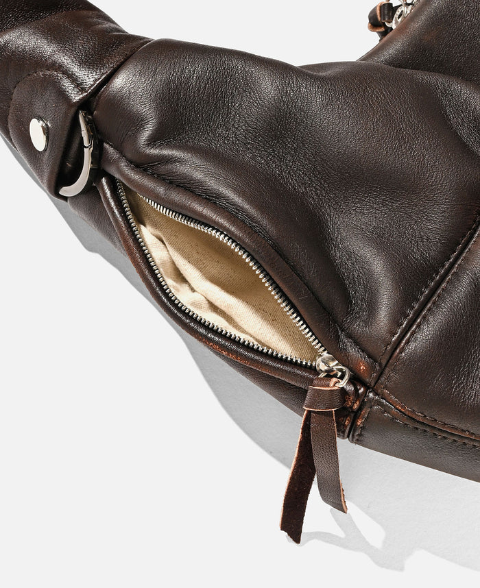 Vintage Sheep Leather System Bag Xs (Brown)