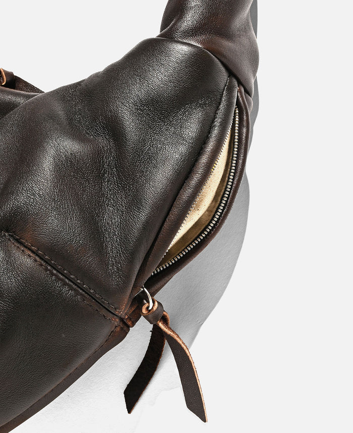 Vintage Sheep Leather System Bag Xs (Brown)