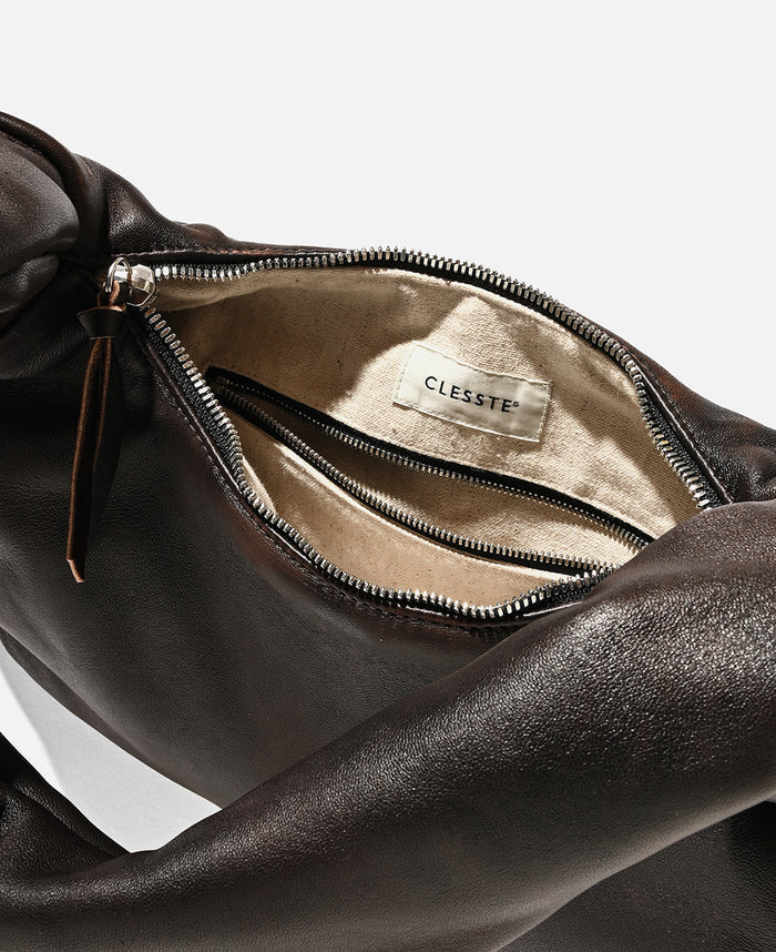 Vintage Sheep Leather System Bag Xs (Brown)