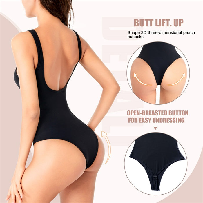Waist Trainer Bodysuit | Tummy Control Bodysuit | Iamskin.com