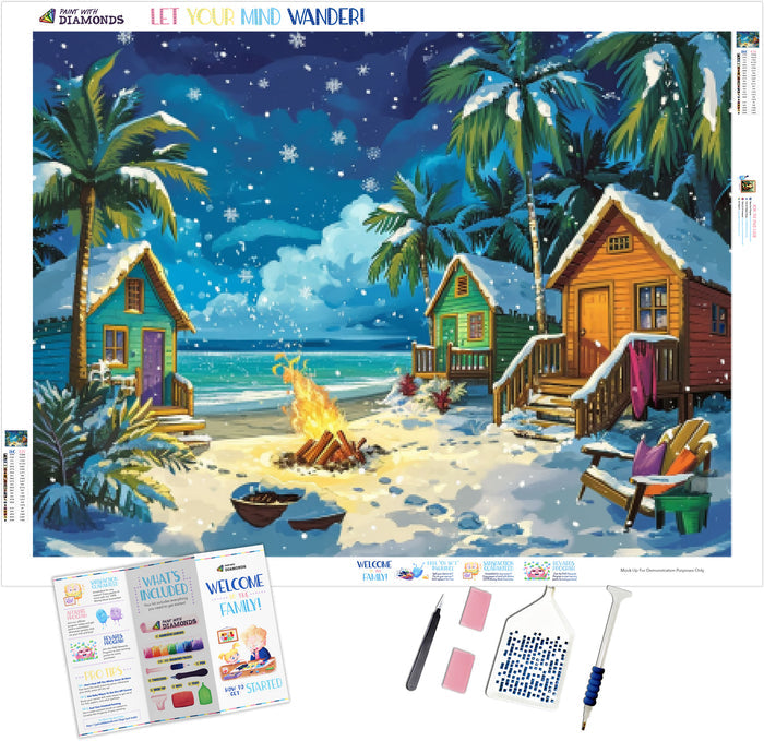 Whimsical Winter Beach
