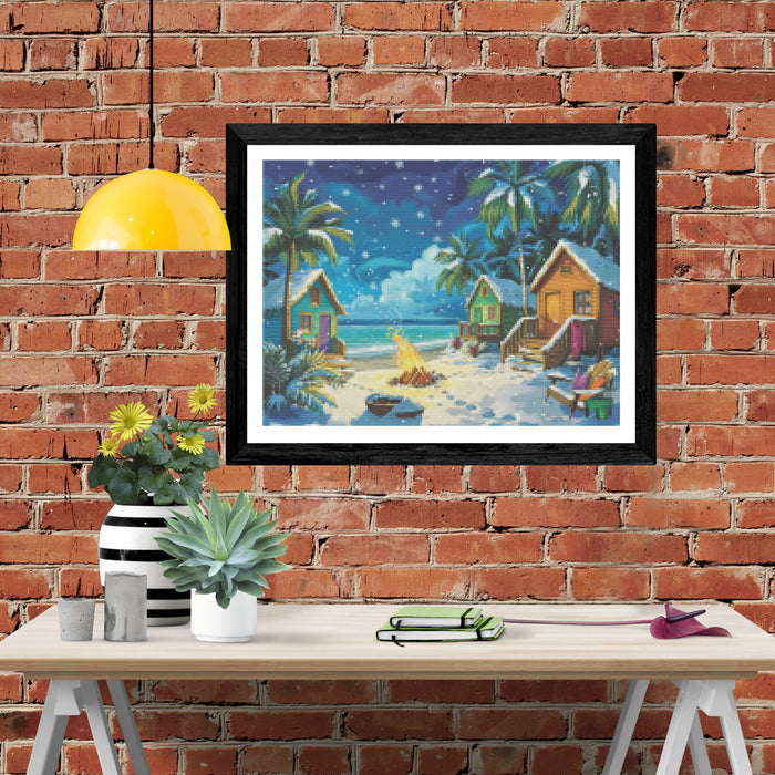 Whimsical Winter Beach