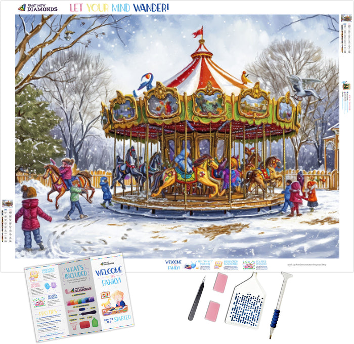 Whimsical Winter Carousel