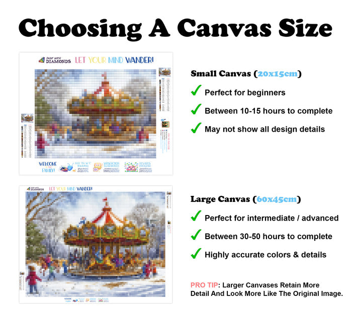 Whimsical Winter Carousel