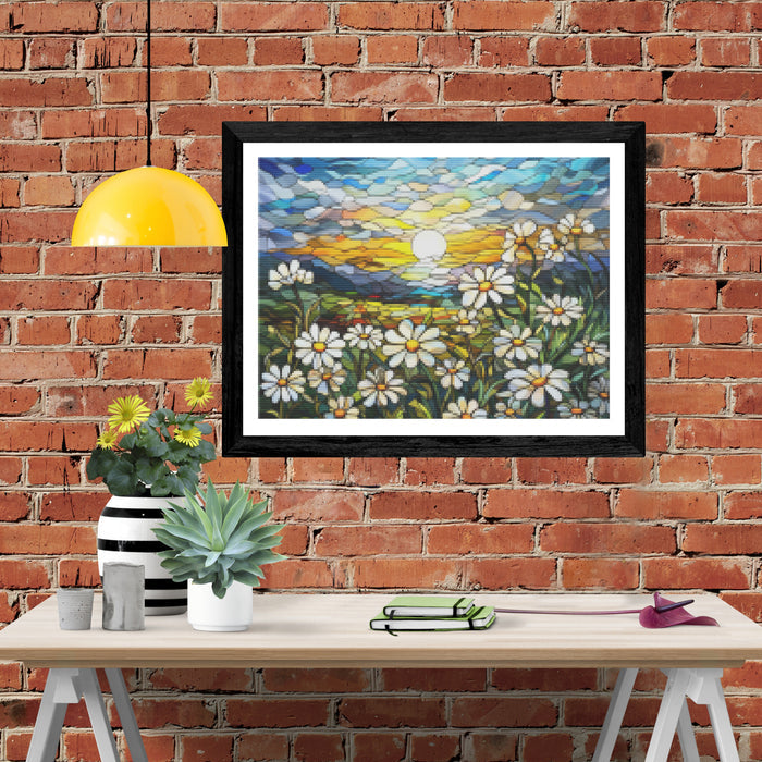 White and Yellow Daisies