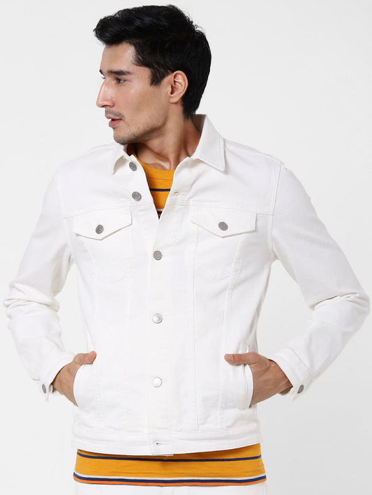 White Denim Jacket