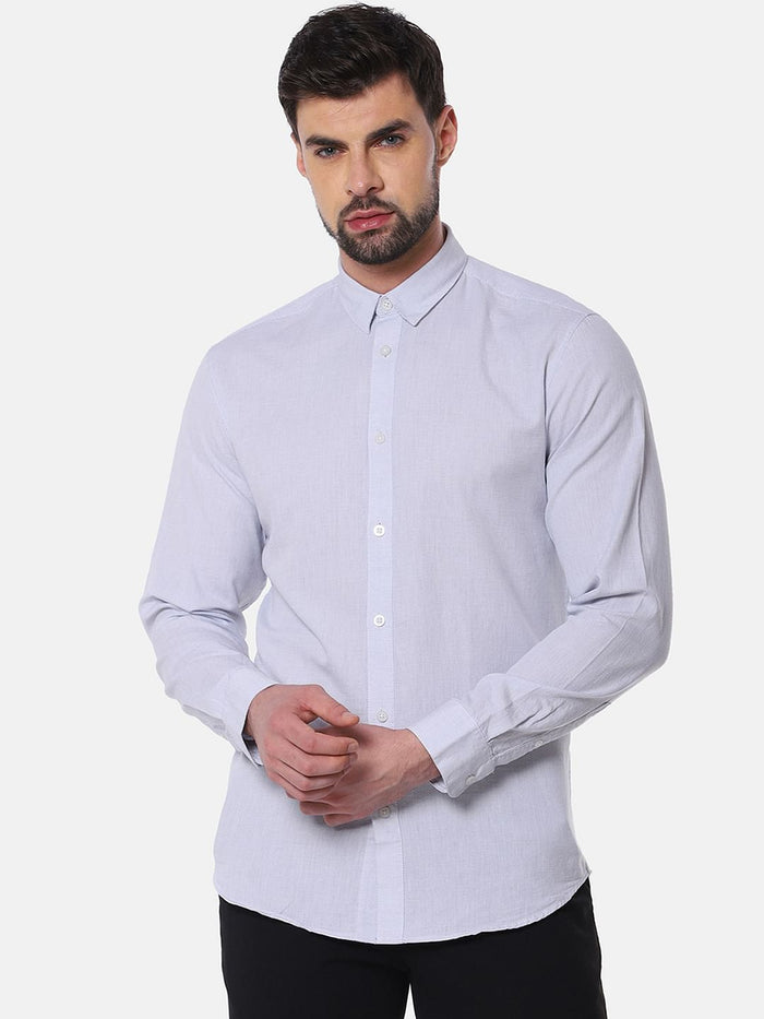 White Formal Full Sleeves Shirt