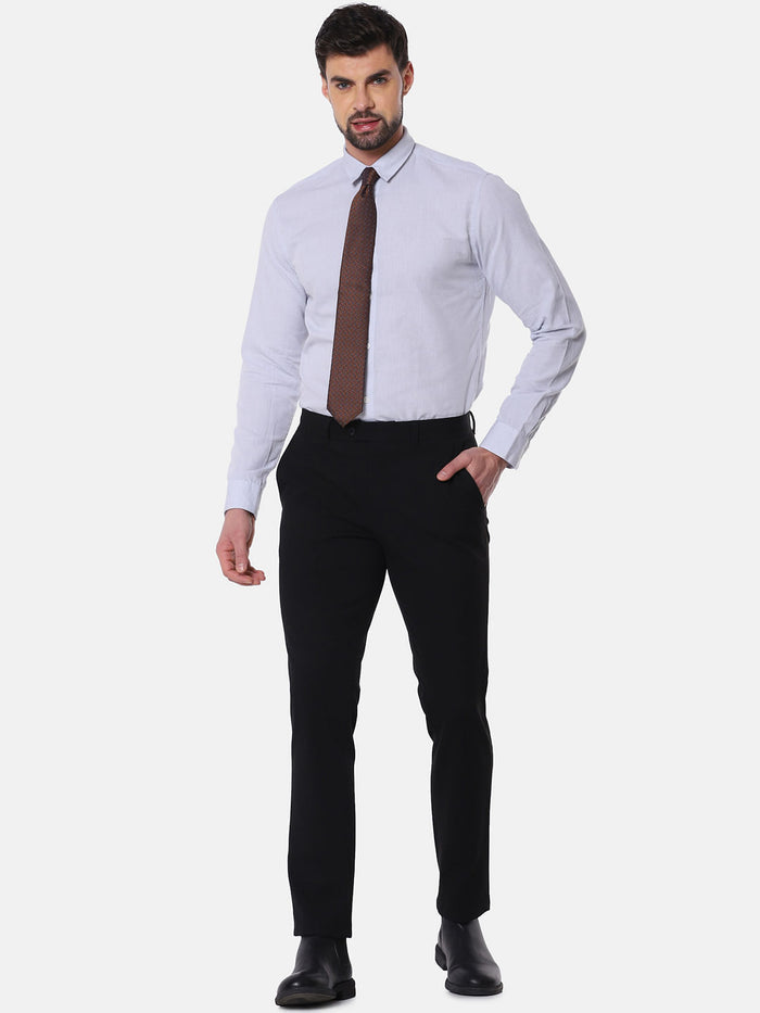 White Formal Full Sleeves Shirt