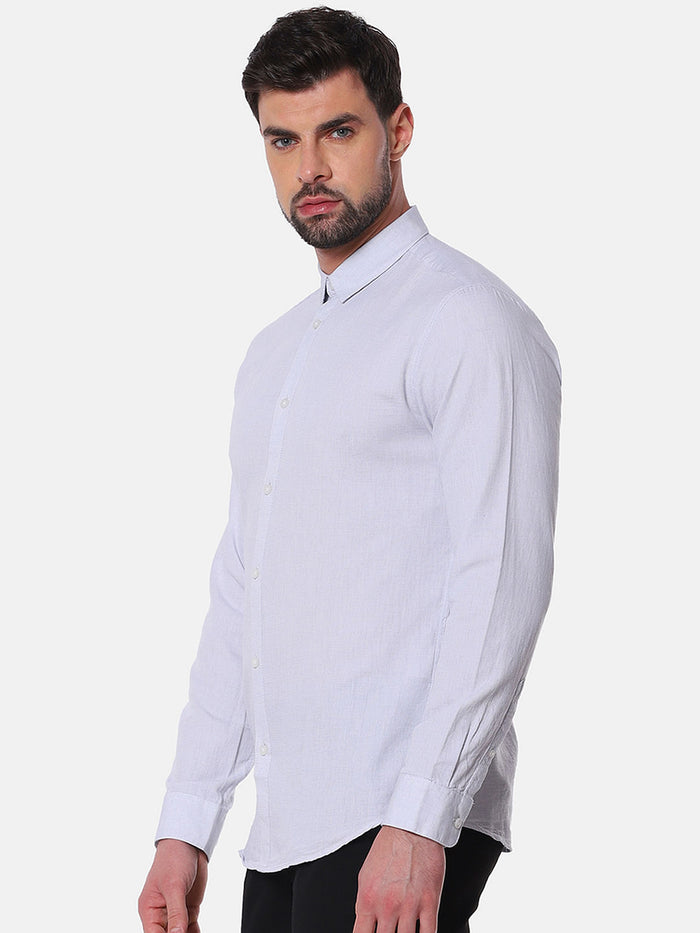 White Formal Full Sleeves Shirt