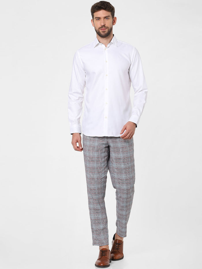 White Full Sleeves Shirt
