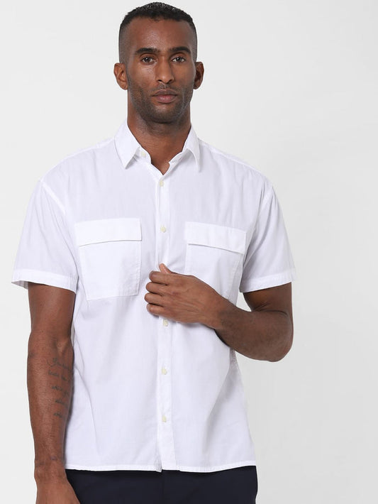 White Short Sleeves Shirt